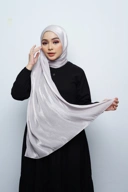 Pashmina - Kieva Shimmer Silk - Silver