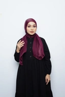 Pashmina - Kieva Shimmer Silk - Dark Rose