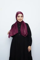 Pashmina - Kieva Shimmer Silk - Dark Rose