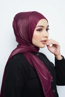 Pashmina - Kieva Shimmer Silk - Dark Rose