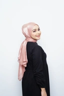 Pashmina - Kieva Shimmer Silk - Peach