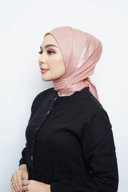 Pashmina - Kieva Shimmer Silk - Peach