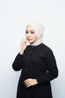 Pashmina - Kieva Shimmer Silk - Cream