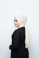 Pashmina - Kieva Shimmer Silk - Cream