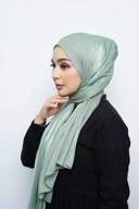 Pashmina - Kieva Shimmer Silk - Sage Green