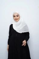 Pashmina - Kieva Shimmer Silk - Broken White