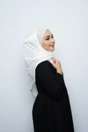 Pashmina - Kieva Shimmer Silk - Broken White