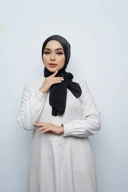 Pashmina - Kieva Shimmer Silk - Black