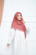 Hijab Square - Zaheera - Burgundy