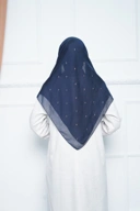 Hijab Square - Zaheera - Navy