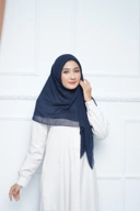 Hijab Square - Zaheera - Navy
