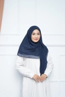 Hijab Square - Zaheera - Navy