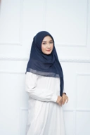 Hijab Square - Zaheera - Navy