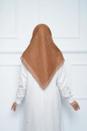 Hijab Square - Zaheera - Peanut