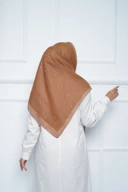 Hijab Square - Zaheera - Peanut