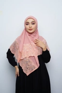 Hijab Square - Rayya Brokat - Salem
