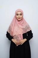Hijab Square - Rayya Brokat - Salem