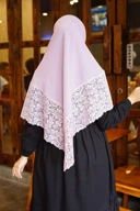 Hijab Square - Rayya Brokat - Lilac