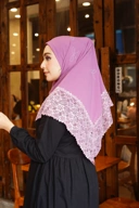 Hijab Square - Rayya Brokat - Lavender