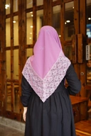 Hijab Square - Rayya Brokat - Lavender