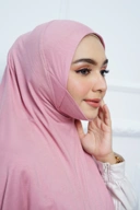 Shakira Jilbab - Bergo Elmeera Rayon Premium - Peach