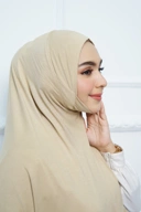 Shakira Jilbab - Bergo Elmeera Rayon Premium - Khaki