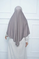 Shakira Jilbab - Bergo Elmeera Rayon Premium - Soft Grey