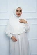 Shakira Jilbab - Bergo Elmeera Rayon Premium - Broken White