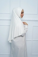Shakira Jilbab - Bergo Elmeera Rayon Premium - Broken White