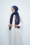 Pashmina - Rubyy Organza Series 03 - Navy