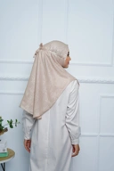 Jilbab - Bergo Shimmer Gliter - Peach