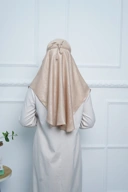 Jilbab - Bergo Shimmer Gliter - Peach
