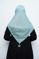 Hijab Square - Amecca Brokat - Wardah Voal