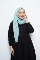Hijab Square - Amecca Brokat - Wardah Voal
