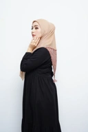 Hijab Square - Amecca Brokat - Cappucino Voal