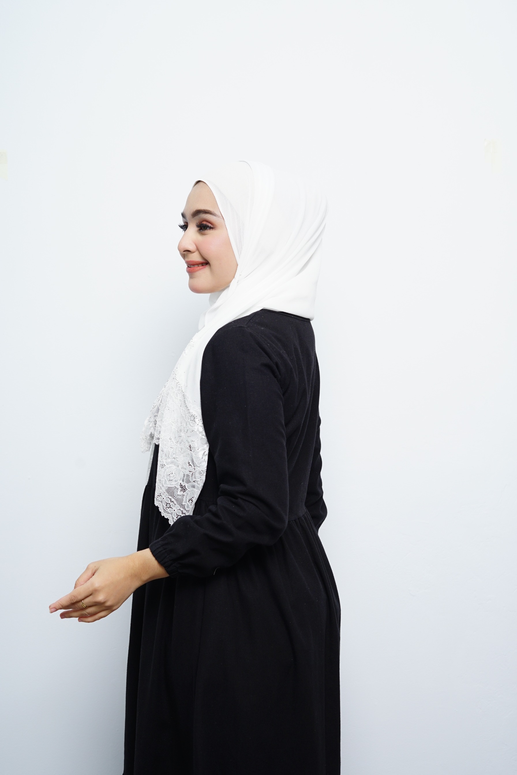 Pashmina - Nazwa Brokat - Broken White
