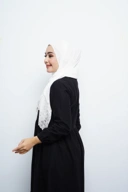 Pashmina - Nazwa Brokat - Broken White