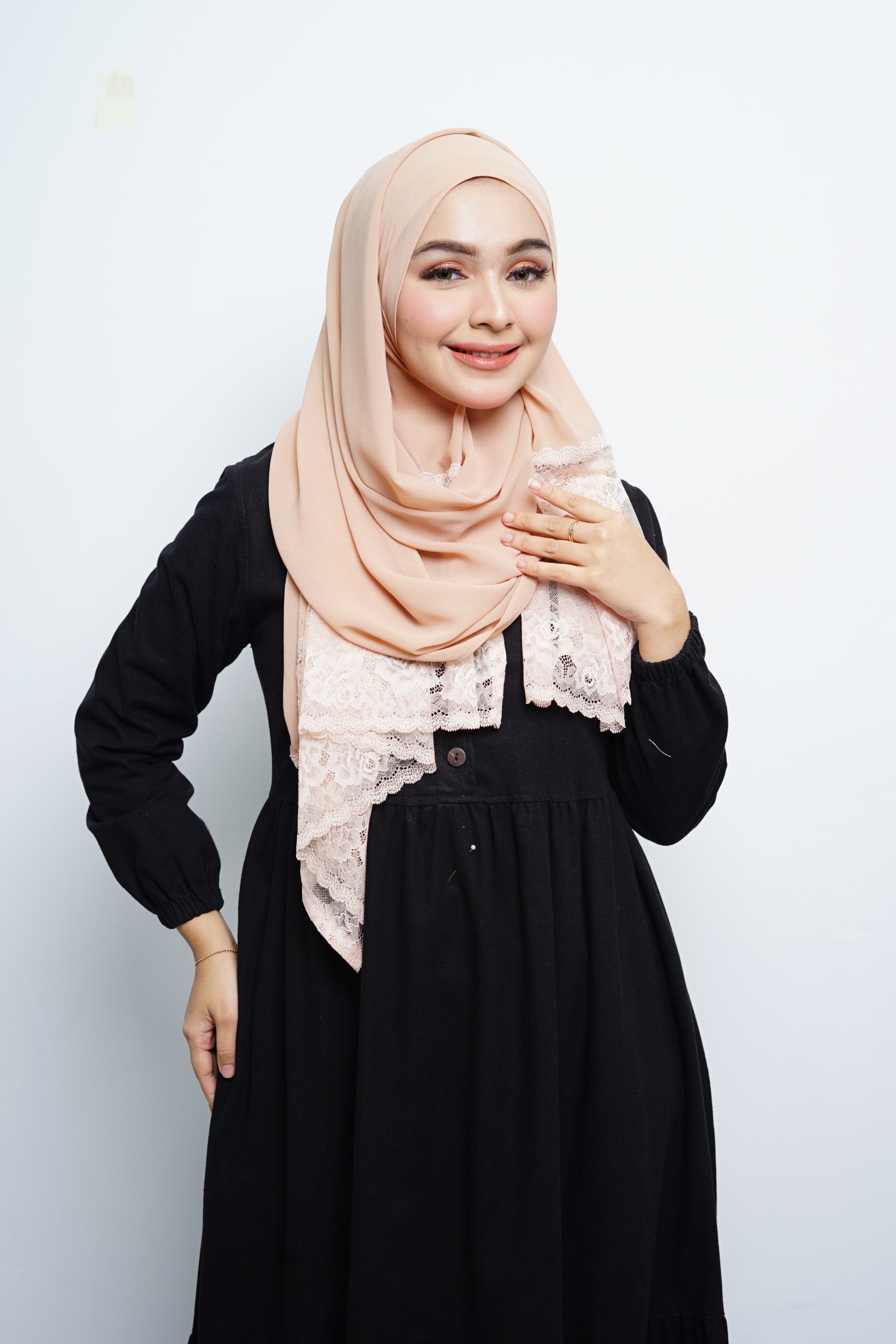 Pashmina - Nazwa Brokat - Cream