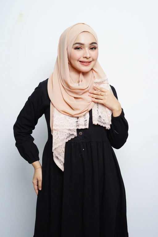 Image of Pashmina - Nazwa Brokat - Cream