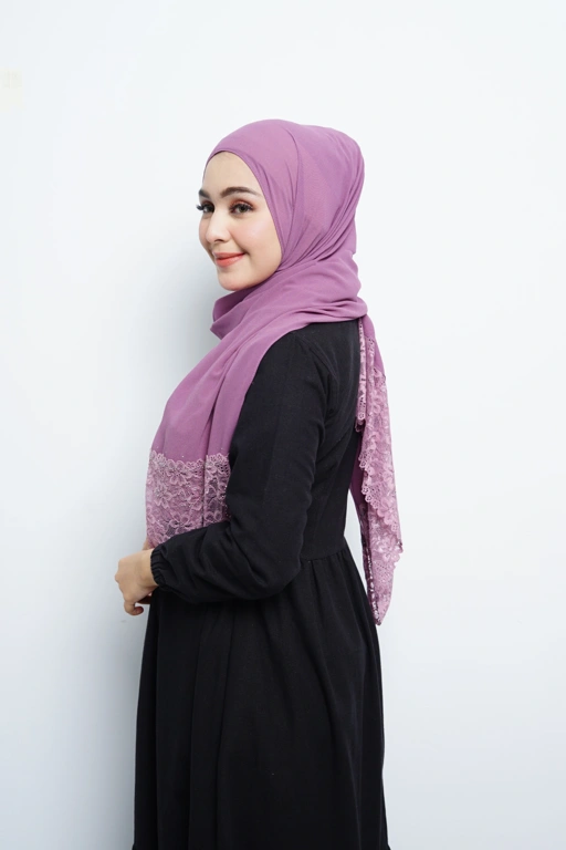 Image of Pashmina - Nazwa Brokat - Lavender
