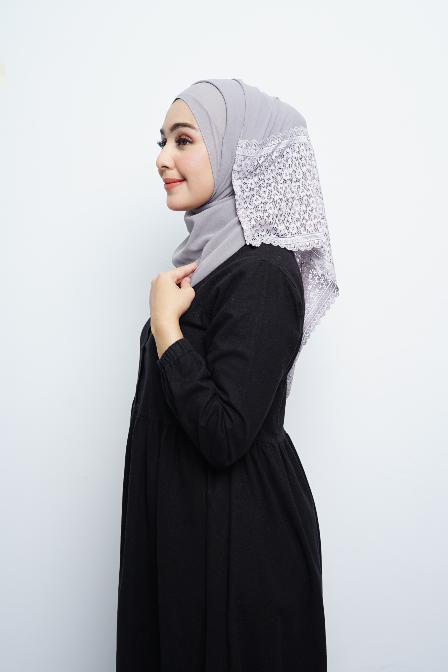 Pashmina - Nazwa Brokat - Silver