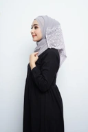 Pashmina - Nazwa Brokat - Silver