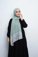 Pashmina - Nazwa Brokat - Sage Green