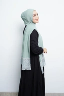 Pashmina - Nazwa Brokat - Sage Green