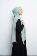 Pashmina - Nazwa Brokat - Sage Green