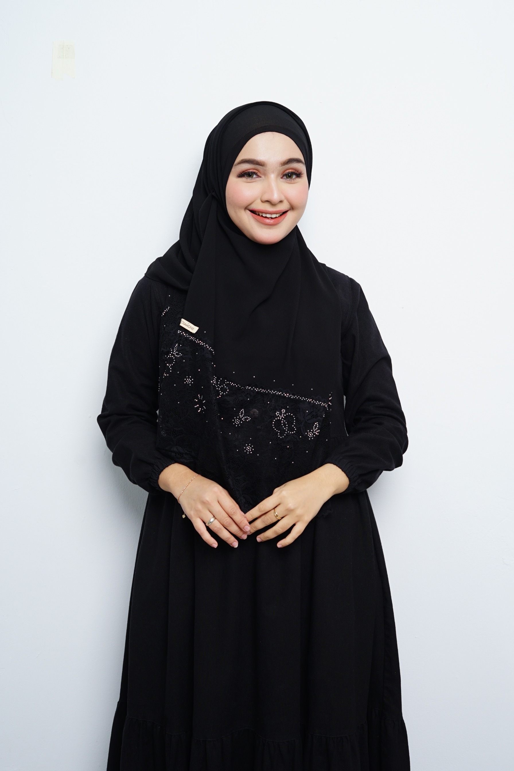 Pashmina - Nazwa Brokat - Black