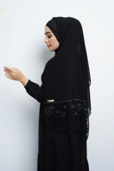 Pashmina - Nazwa Brokat - Black