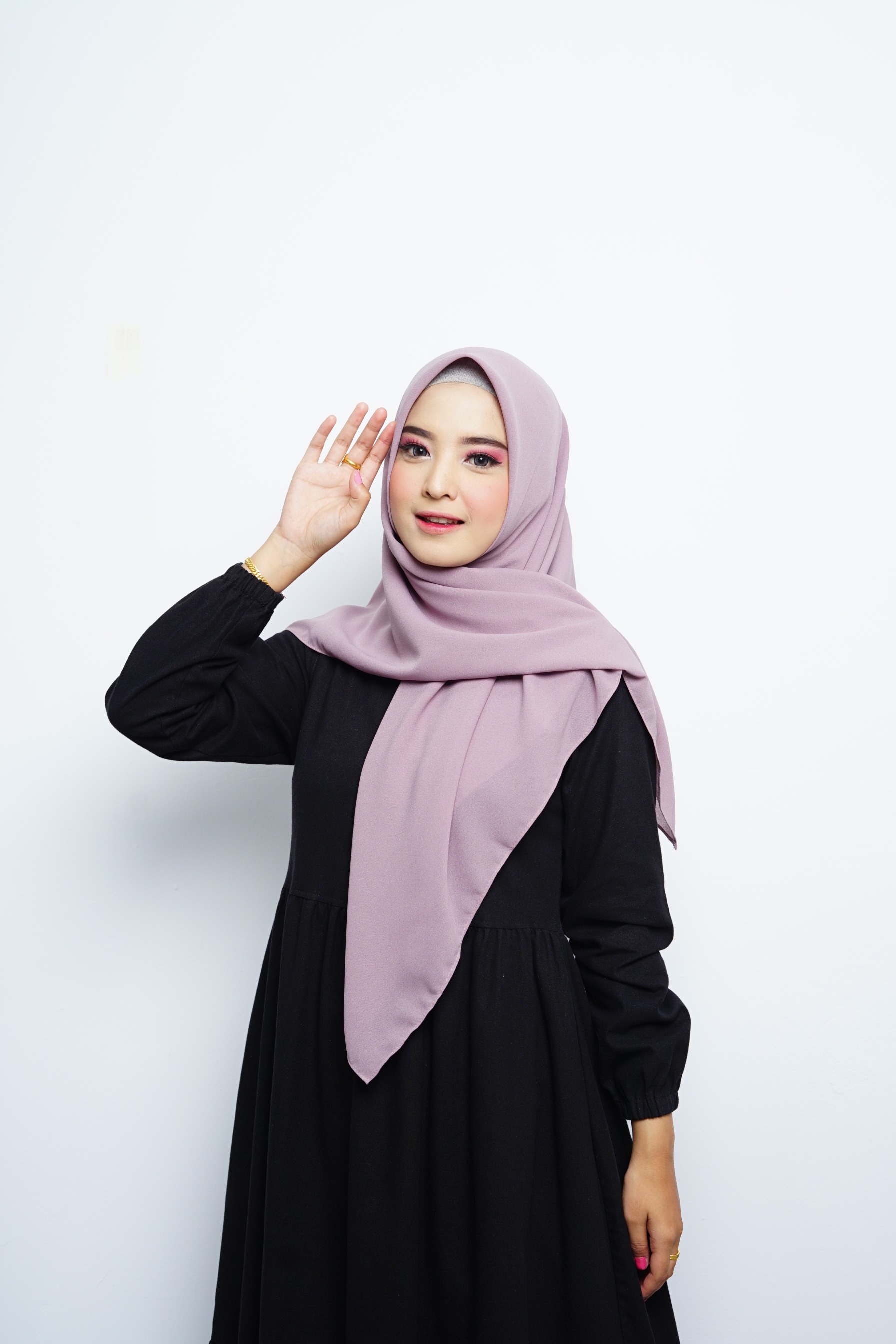 Hijab Square - Amecca Brokat - Taro Diamond