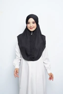 Jilbab - Bergo Noora Gradenza Silk - Black