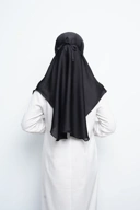 Jilbab - Bergo Noora Gradenza Silk - Black